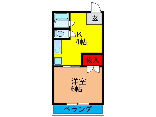 栄町ハイツの物件間取画像